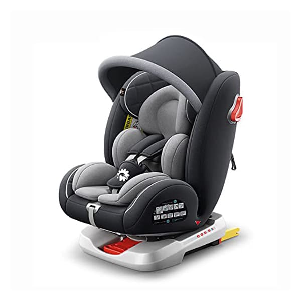 StarAndDaisy ISOFIX Car Seat 360° Swivel, Sun roof, Recline, SIP (Side  Impact Protection)- Forward Rearward Facing Side Protection, Convertible  (0-12