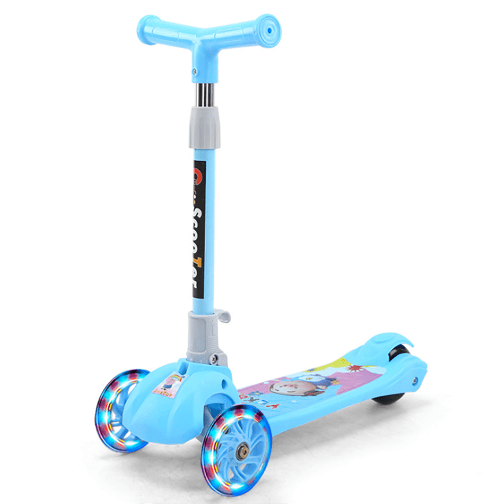 til stede Bliver til Leonardoda Buy Toddler Scooter Foldable with 3 Wheels & Height Adjustable for Kids