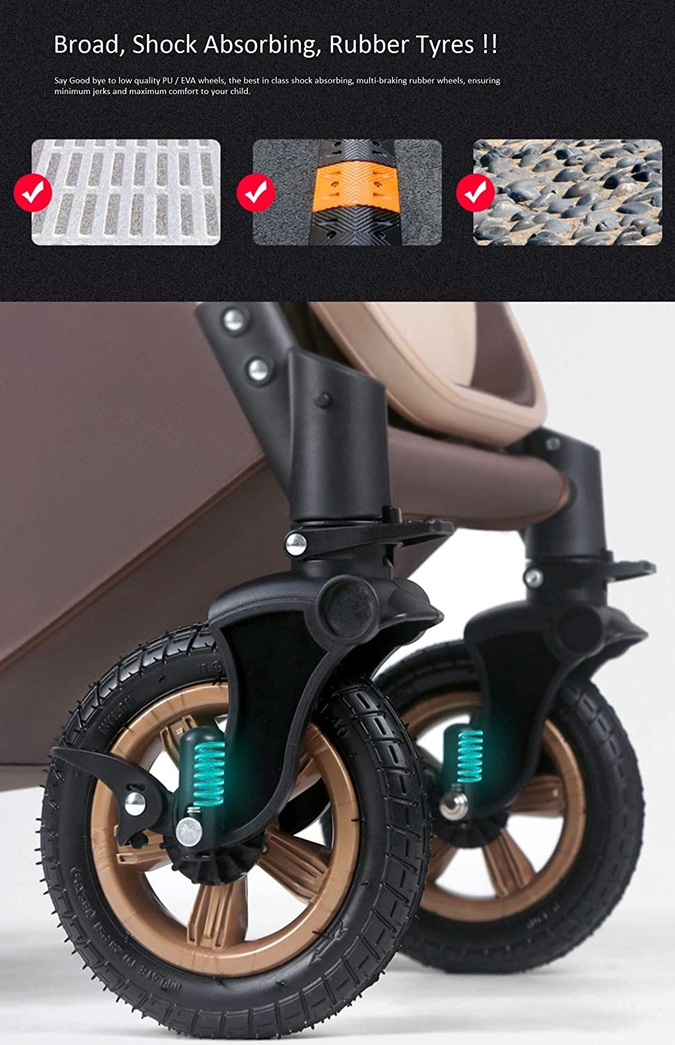 Ultra Multi-Adjustment Stroller Pram