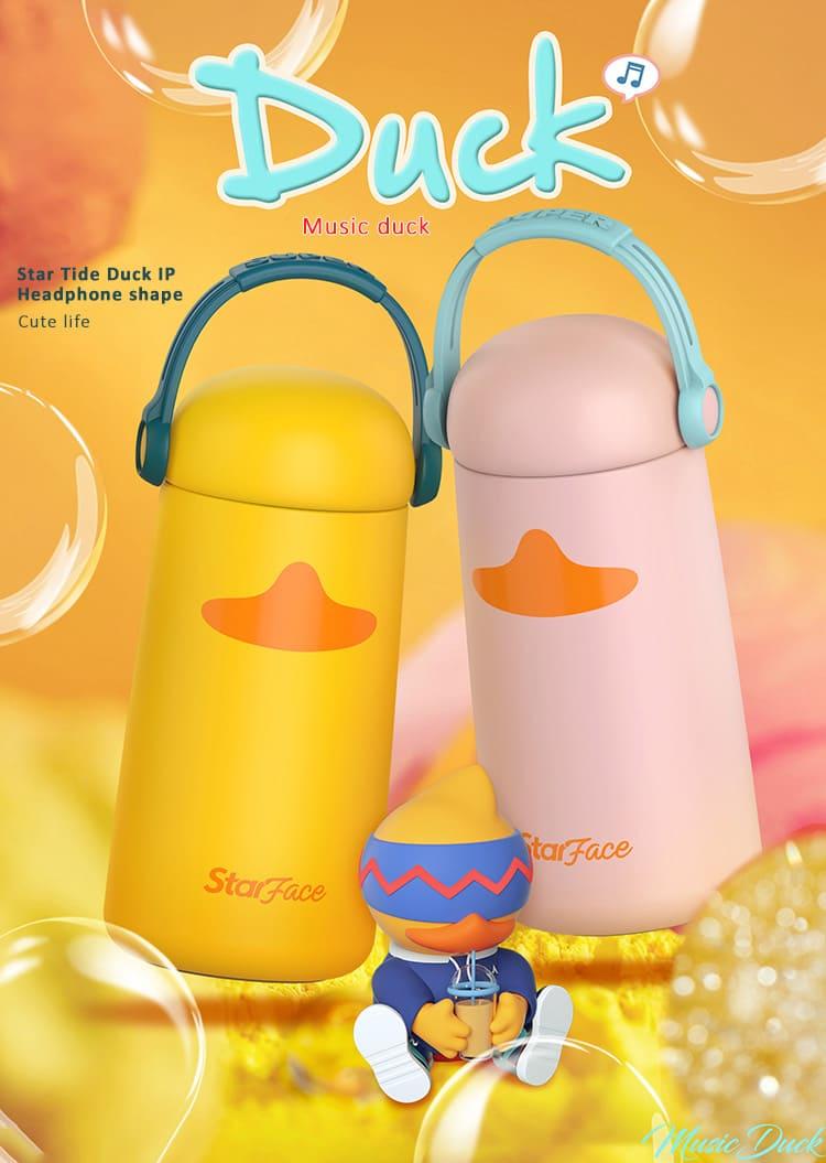 StarFace Series International Kids Water Bottle and Non-Toxic Leak Proof Thermoses Stainless Steel 