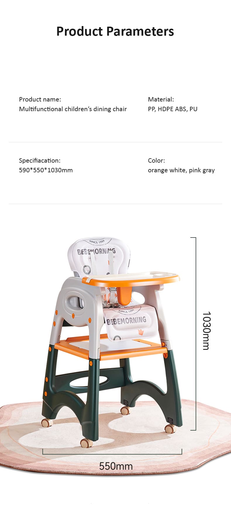 Feeding Dining High chair for Baby/Kids