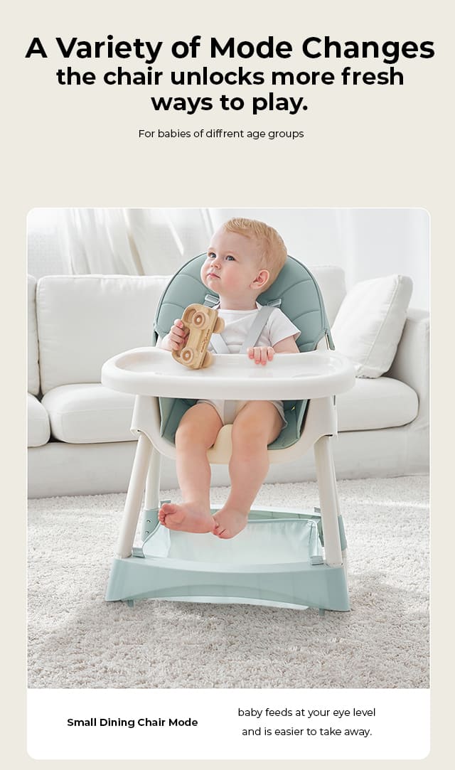 Multiple Modes High Chair for Babies