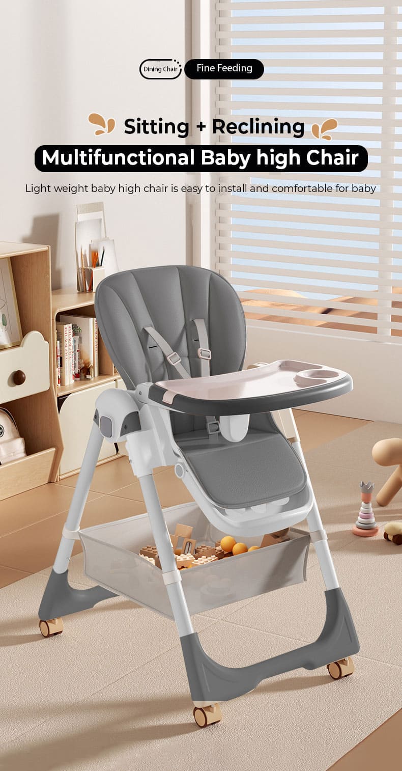 sitting and reclining high chair