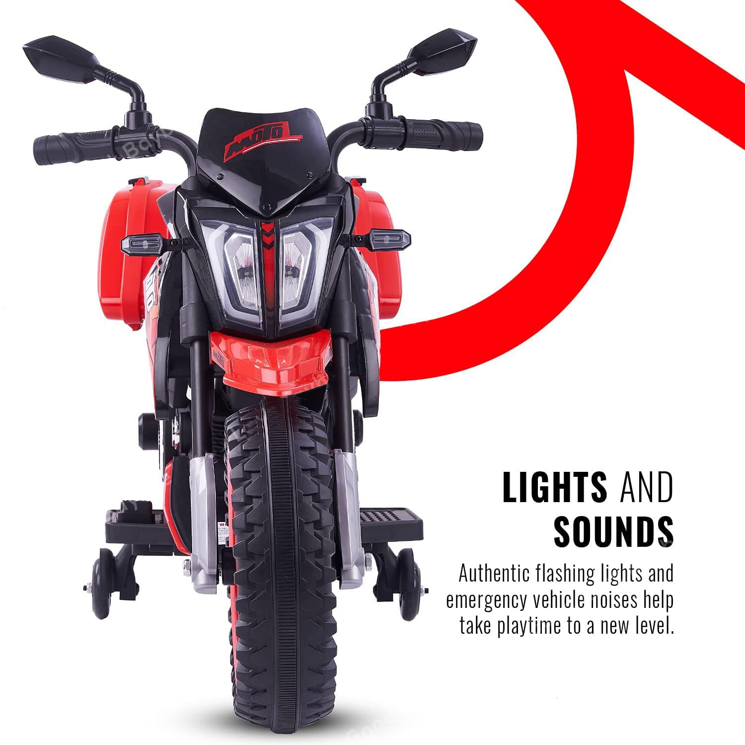 bike flash lights and sounds