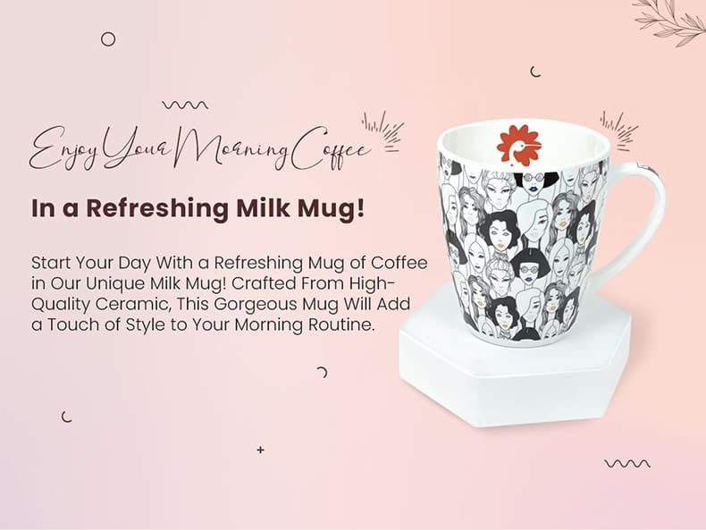 mug with high quality ceramic