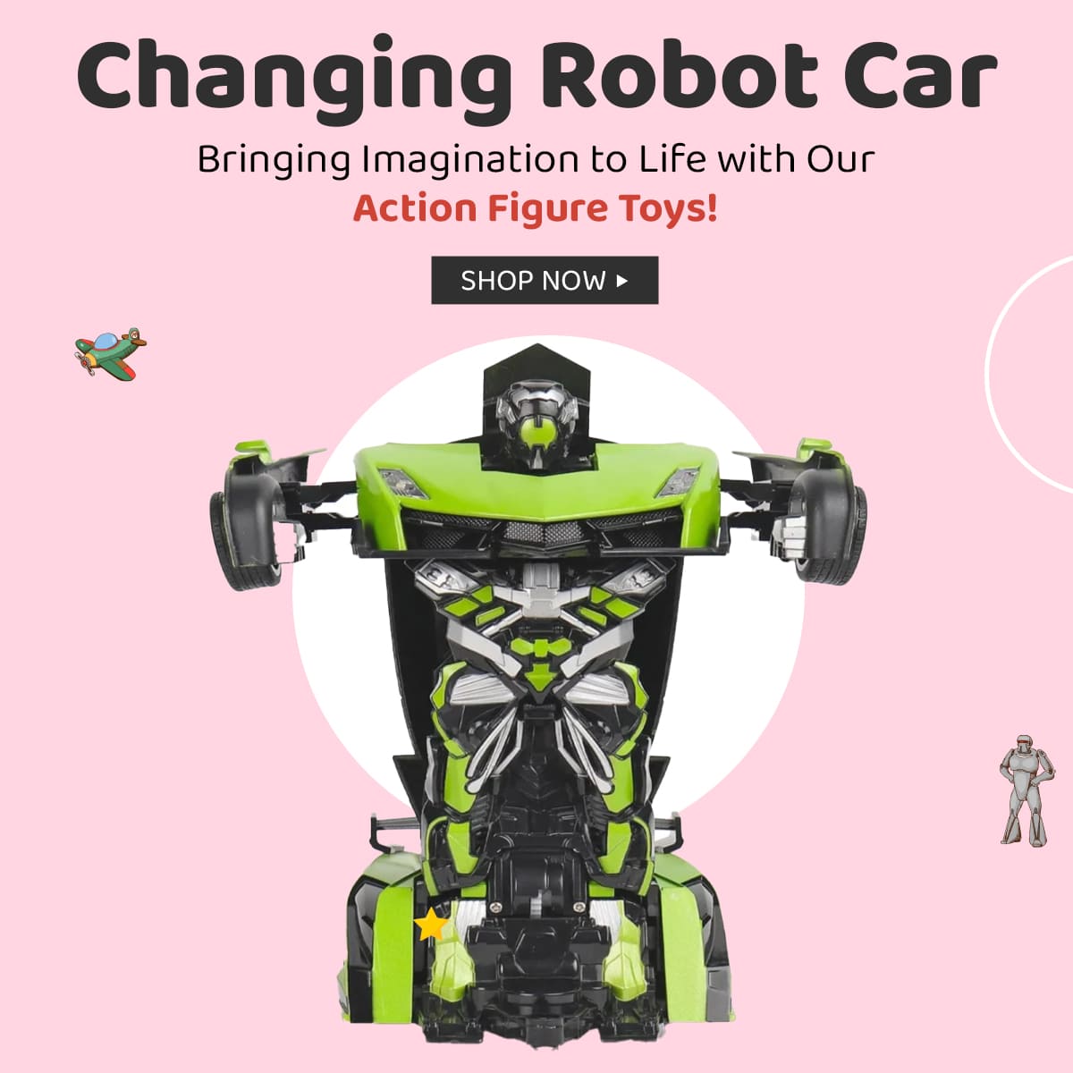Changing Robot in Cars Toys