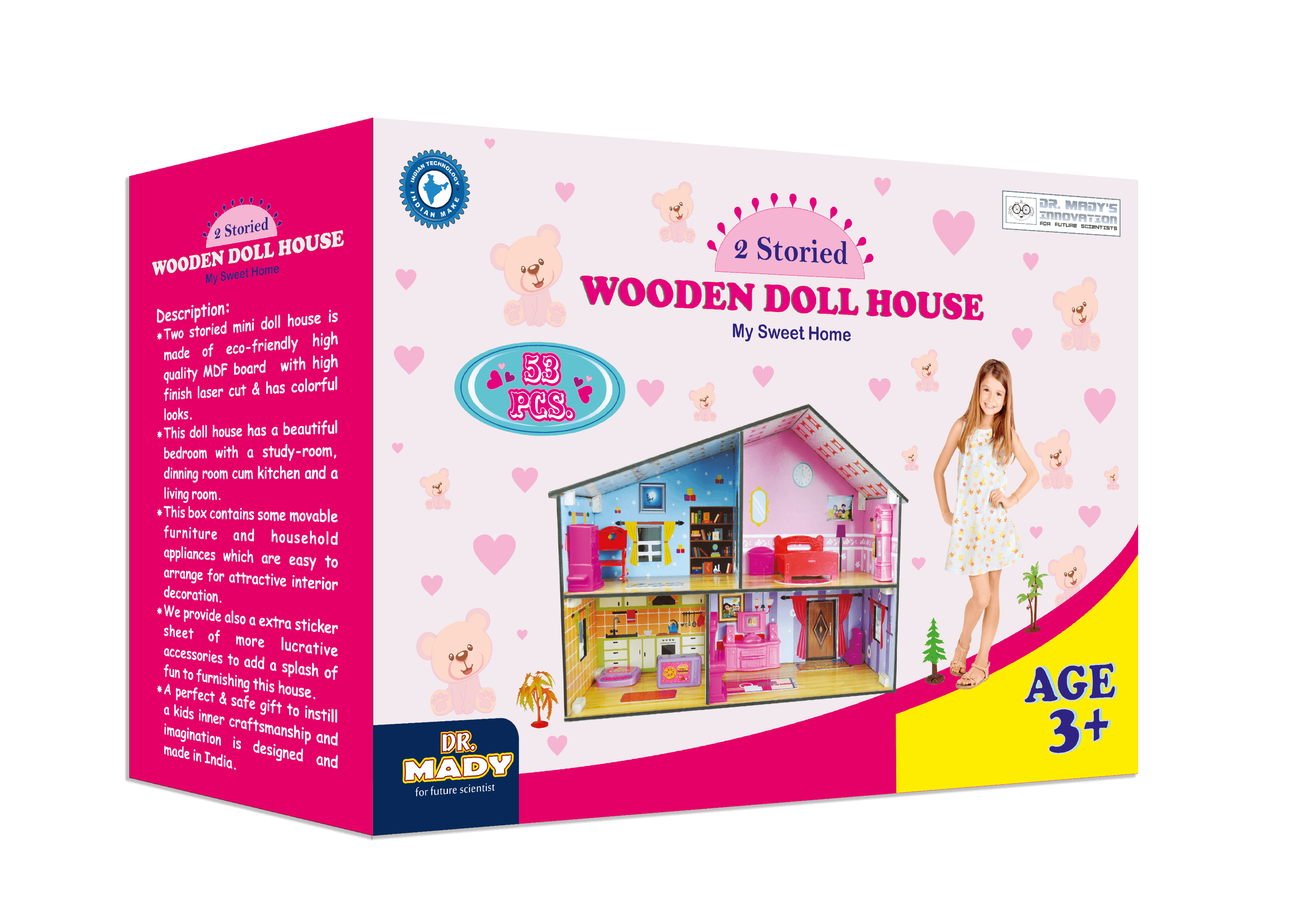 Mini Paper Dolls House