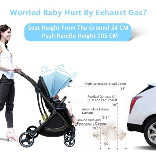 Compact and Portable Travel Stroller