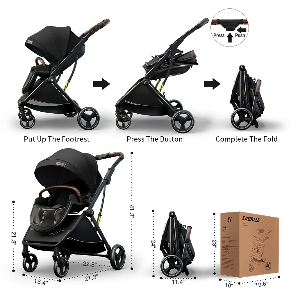 Colorful Kids' Stroller for Convenient Outdoor Adventures
