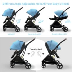 Foldable Baby Stroller for Ages 0-3 Years - Convenient and Stylish Travel Solution
