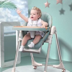 Convertible Baby Dining Chair with 5-Point Safety Belt