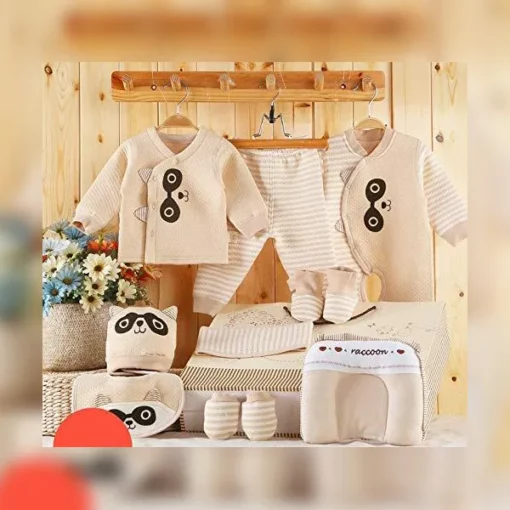 Buy New Born Baby Welcome Clothes Giftset Made with 100% Cotton