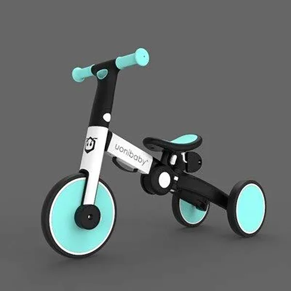 ZipChic 1-5 Years Old Multifunctional Childrens Bicycle with Push Rod Toddler Walking Bicycle Tricycle 
