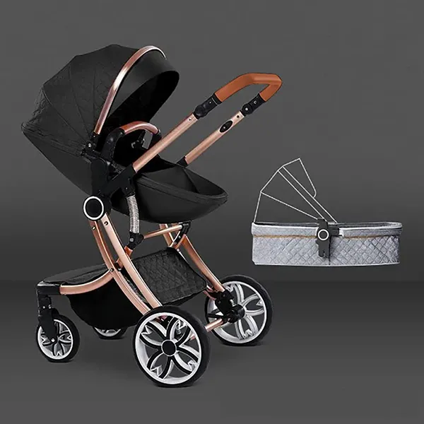 Buy High End Buggy Stroller with Convertible Design (Black)
