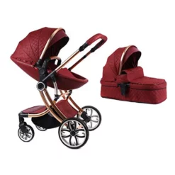 Buy High End Buggy Stroller red with Convertible Design - StarAndDaisy
