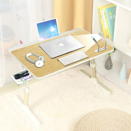 Buy Multipurpose Bed Table with USB Hub, Fan, Night Lamp Online