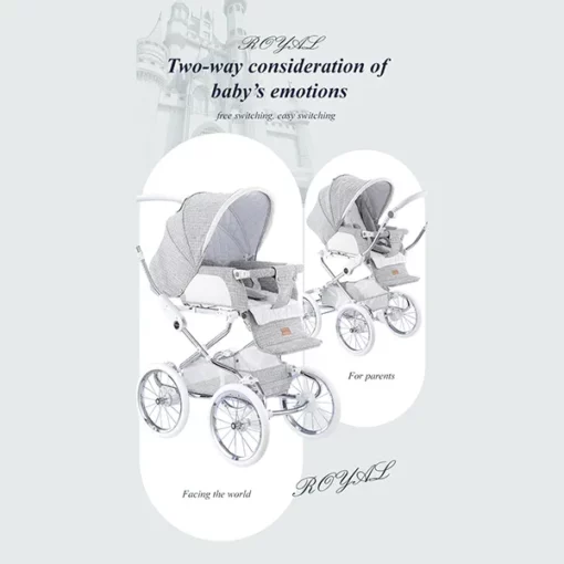 Premium Grey Baby Stroller