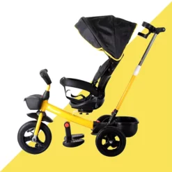 Buy Royal Tricycle with Parental Push Handle – Yellow Online India