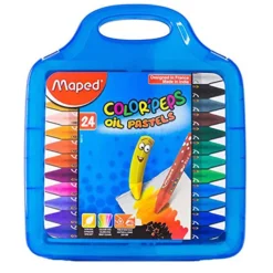 Buy Maped Color’Peps Oil Pastel Set – Pack of 24 (Multicolor)