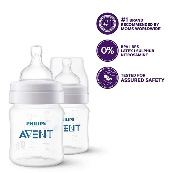 features of avent anti colic bottle