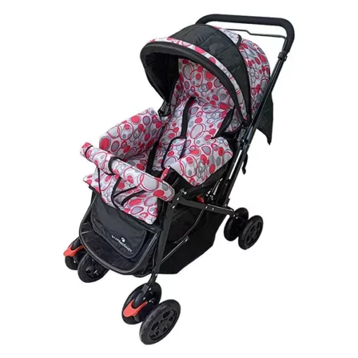 Buy Durable Sunshine Stroller Pram for Baby/Kids (Multi Pink)