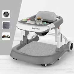 Buy Premium Multifunctional Walker with Toy Tray (Grey) Online India