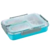 Stainless Steel Compartmental Dining Lunch Box – Blue