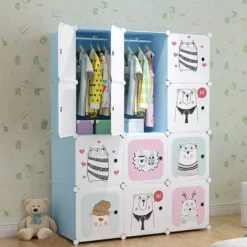 Buy Portable Storage Cubes with Doors Wardrobe for Kids/Babies Online