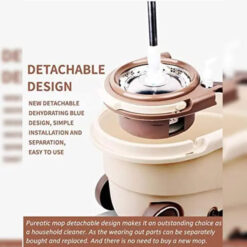 detachable design of mop