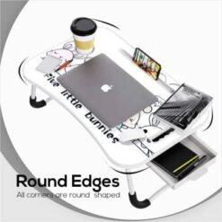 Round Edge Bed Table for Laptop