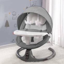 Buy Cuddle Swing Bluetooth,Remote Control Baby Swings for Infants Grey