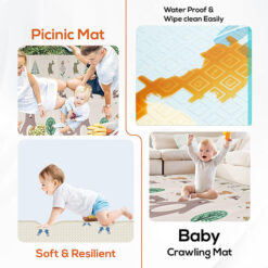 Double-sided Baby Playmat