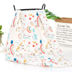 StarAndDaisy Blanket Wrap Super Soft 100% Muslin Organic Cotton - Pack of 1 Rainbow Pattern