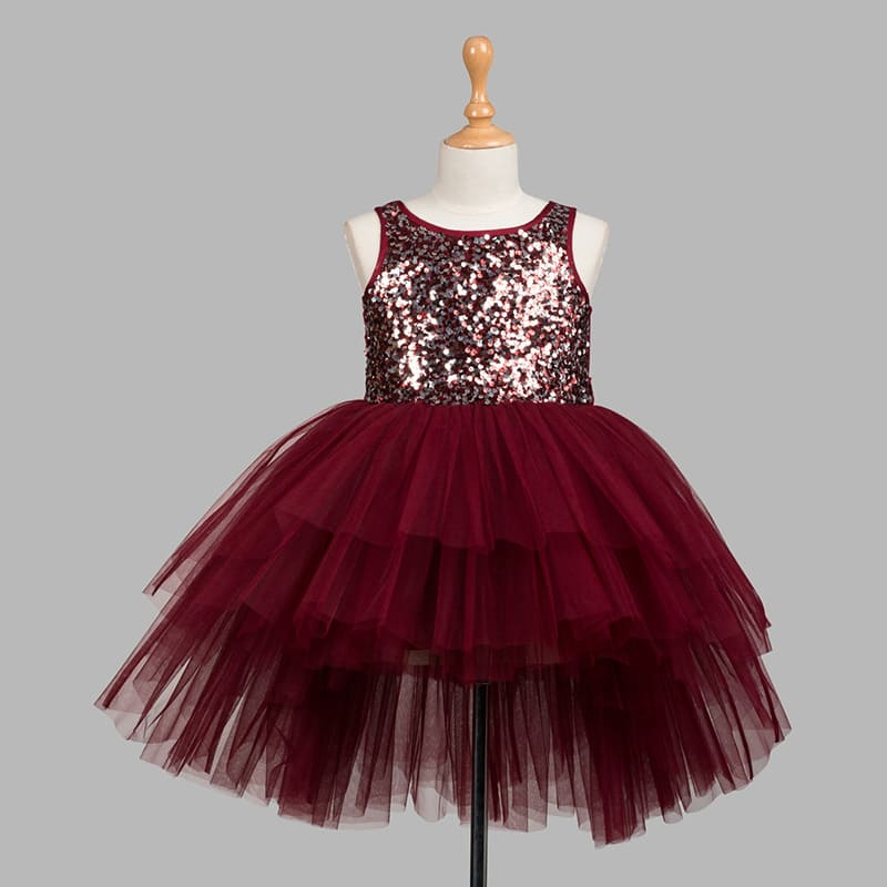 Top more than 258 baby girl maroon dress