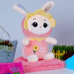 Buy Rabbit Doll Soft Toy Multipurpose AC Blanket for Kids Online India