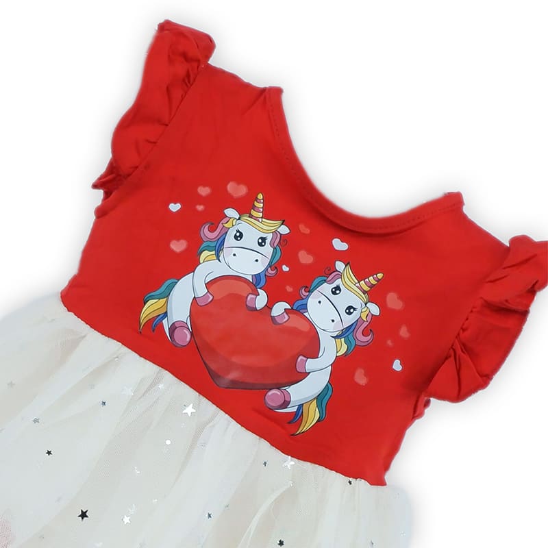 Christmas Girls Unicorn Dress with Long Tail + Wings Wig Hairband Baby Girl  Princess Birthday Party Ball Gown Kids Horse Clothes