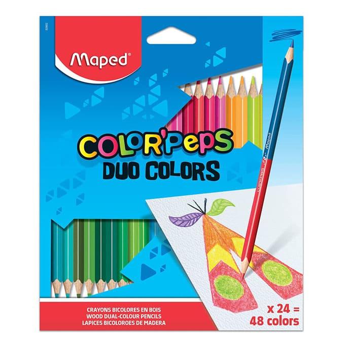 Double-Shaded Color Pencils
