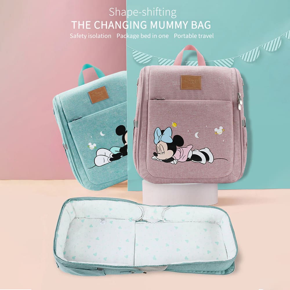 Disney Diaper Bag Mickey Mouse Baby wipe Nylon shoulder travel | eBay