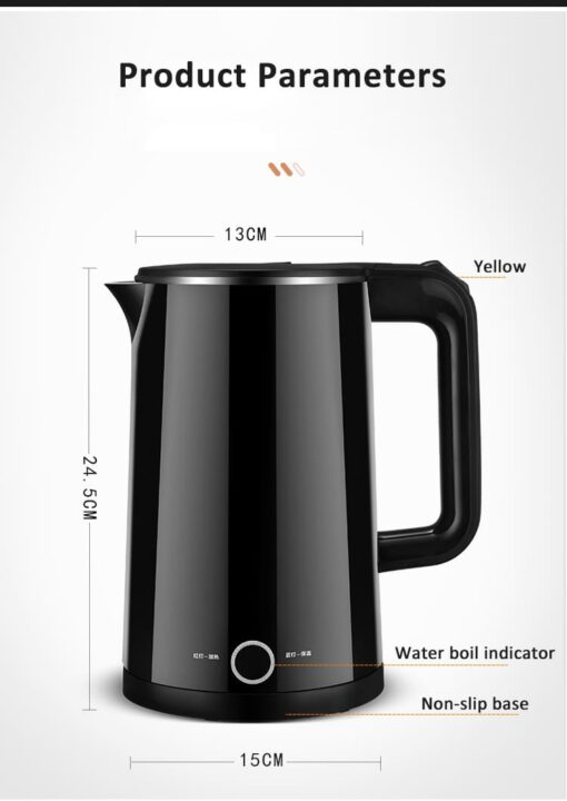 StarAndDaisy Electric Kettle with Stainless Steel Body, 1.8 liters