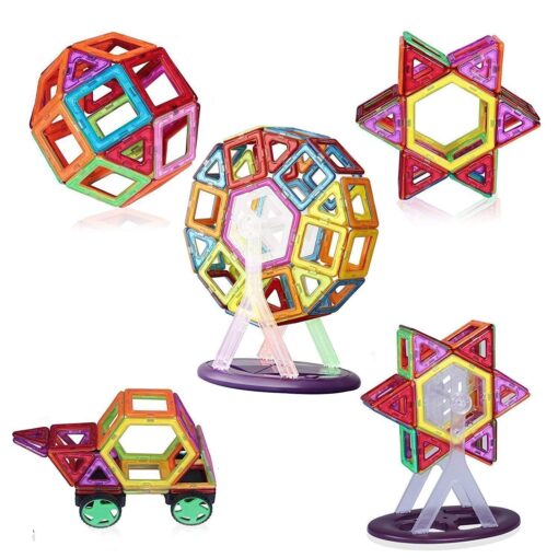 Magnetic Multicolor 3D Blocks for kids
