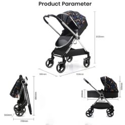 Features and dimension of Baby Stroller