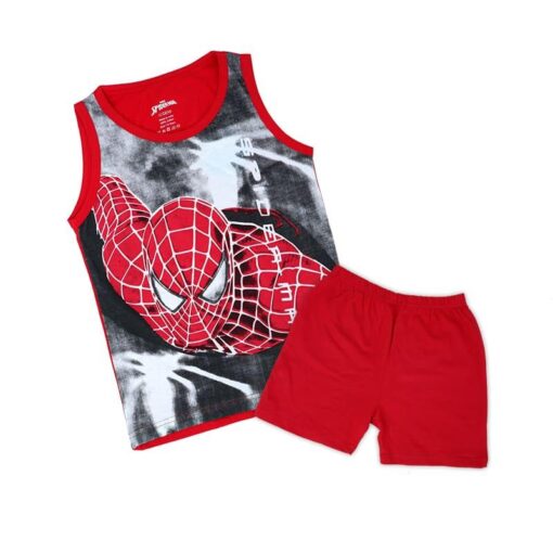 Buy Marvel Spider-Man Sleeveless Printed T-shirt for Kids Online