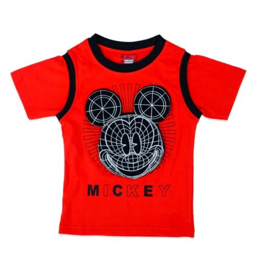Buy Mickey Mouse Printed 100% COTTON T-shirt for kids Online India
