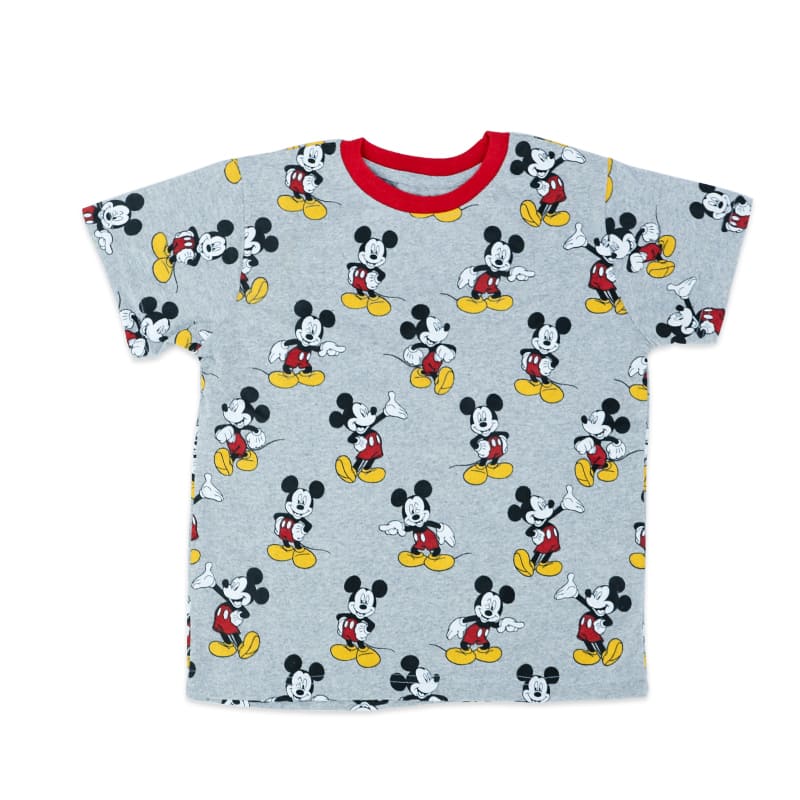 Disney Mickey Mouse Printed T-shirt 100% COTTON for kids from 2years to  6years (White)