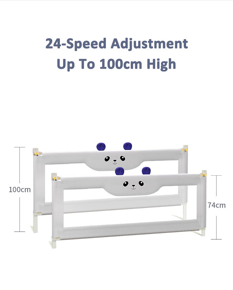 infant bed guard rail