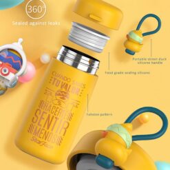 yellow printed bottles for kids