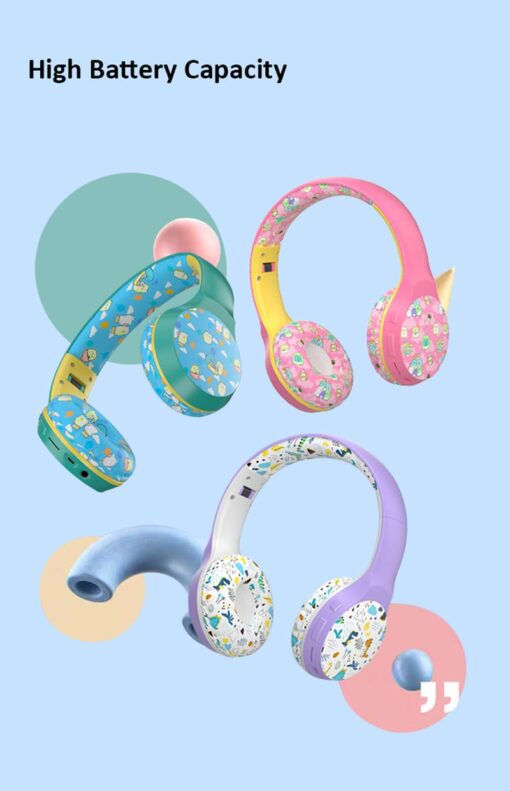 Truly immersive listening experience with headphone for kids