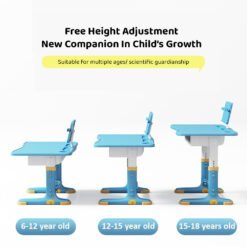 Height Adjustable Kids Study Table