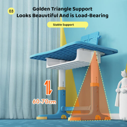 Triangle Support Study Table for Kids