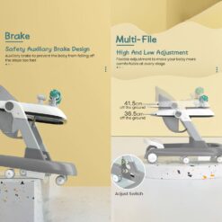 Features and Dimension of tiny step baby walker